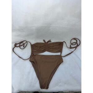 Aerie Brown Bikini Set
